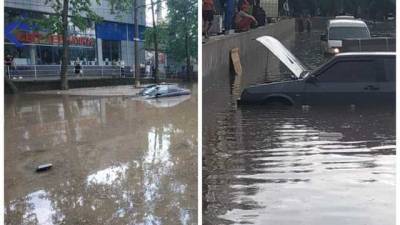 Машины плавали в воде: потоп парализовал улицы Николаева