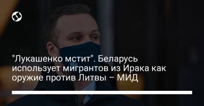 "Лукашенко мстит". Беларусь использует мигрантов из Ирака как оружие против Литвы – МИД