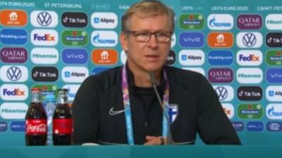 Тренер сборной Финляндии заявил, что команду устроит ничья в матче Евро с россиянами