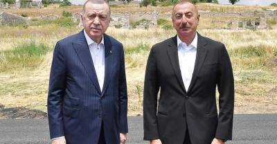 Эрдоган и Алиев подписали декларацию о союзнических отношениях Турции и Азербайджана
