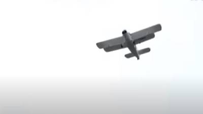 Кадры полета китайского дрона на базе советского Ан-2 опубликовали в Сети