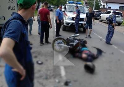 В Солотче мотоциклист врезался в «Газель»