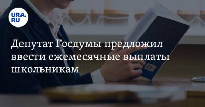 Никита Березин - Депутат Госдумы предложил ввести ежемесячные выплаты школьникам - ura.news