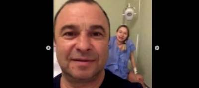 55-летний Виктор Павлик вел съемку на фоне рожающей жены
