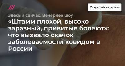 «Штамм плохой, высоко заразный, привитые болеют»: что вызвало скачок заболеваемости ковидом в России