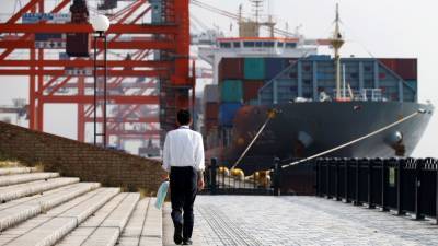 Японский экспорт подскочил в мае почти на 50 п. п.