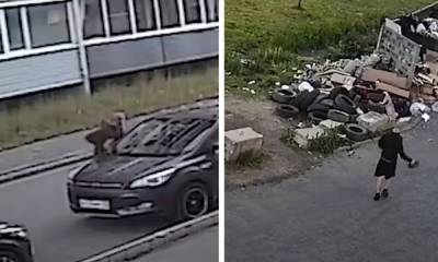 Неадекватный мужчина отрывал зеркала на машинах в Петрозаводске
