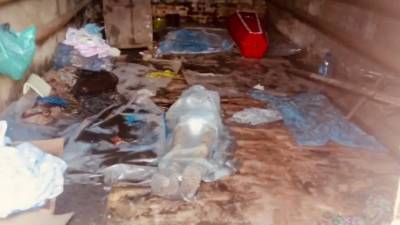 В Забайкалье обнаружен больничный гараж с телами мёртвых людей