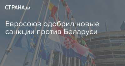 Евросоюз одобрил новые санкции против Беларуси