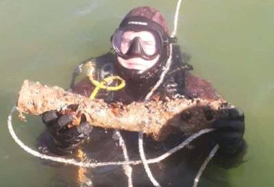 В акватории Черного моря в Одесской области нашли затонувшее судно со снарядами