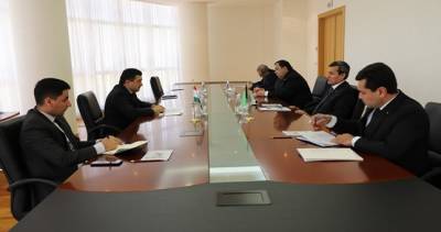 Министр иностранных дел Туркменистана принял посла Таджикистана