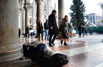 В Италии зафиксировали рекордный уровень бедности