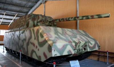 В Москве показали трофейный сверхтяжёлый танк Pzkpfw.VIII Maus времён ВОВ