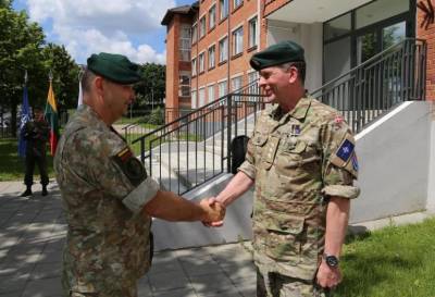 Впервые меняется командующий Силами интегрирования НАТО в Литве