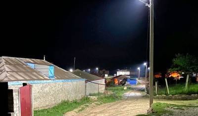 Полковник полиции оплатил уличное освещение в ингушском селе