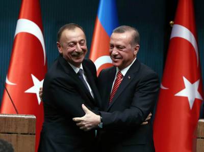 Эрдоган в Азербайджане: Мы будем стоять с вами плечом к плечу