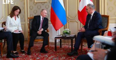 Путин поблагодарил президента Швейцарии за предоставленную под саммит площадку