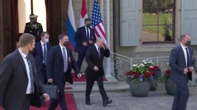 Путин покинул место проведения саммита в Женеве