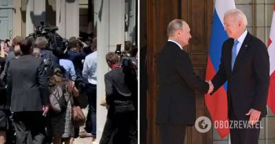 Встреча Байдена и Путина: россияне рассказали о драке журналистов. Видео