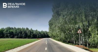 В Мамадышском районе Татарстана отремонтировали дорогу М-7 «Волга» — Усали — Албай