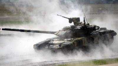 На Украине смоделировали уничтожение дроном российского танка Т-90 — видео
