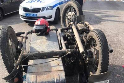 В аварии на Советской в Тамбове пострадал мотоциклист