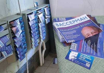 «Весь подъезд в Анатолии»: на востоке Москвы почтовые ящики забили рекламой с Вассерманом