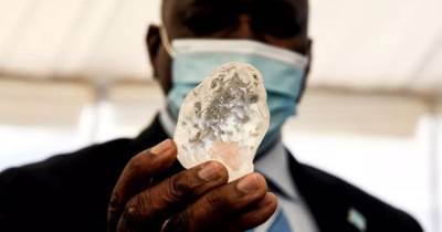 1098 карат. В Африке нашли третий по величине алмаз на Земле