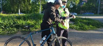 Полицейские Петрозаводска провели рейды среди велосипедистов