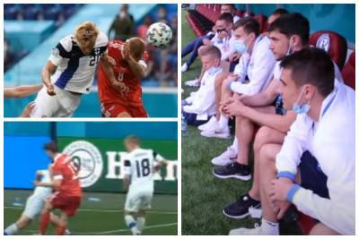 "Такие боевые": как футболисты сборной Украины смотрели матч россиян против финнов, видео