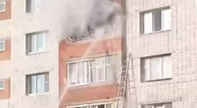 Во время пожара в Новоюжном районе пострадали два человека
