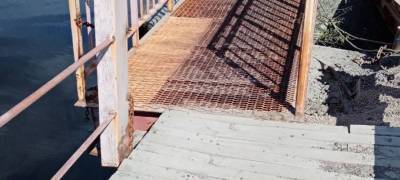 Жителям приграничного района Карелии страшно ходить по отремонтированному мосту (ФОТО)