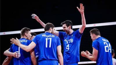 Российские волейболисты обыграли Болгарию в Лиге наций