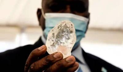 Третий по величине алмаз на Земле обнаружили в Африке