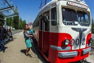 В Донецке остановлено движение трамваев