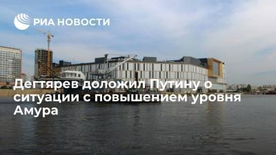 Дегтярев доложил Путину, что уровень воды в Амуре вызывает опасения и тревогу