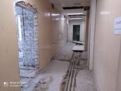 В Ульяновске продолжается ремонт поликлиники № 2