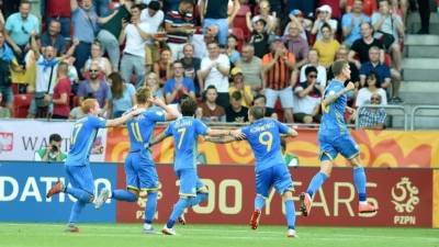 Украина добилась победы на Северной Македонией в матче Евро-2020 в Бухаресте
