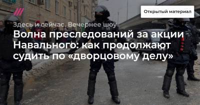 Волна преследований за акции Навального: как продолжают судить по «дворцовому делу» - tvrain.ru - Курск