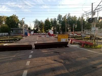 Ремонт закрыл переезд на станции Славянка до 19 июня