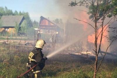 В Ивановской области участились возгорания садовых домиков