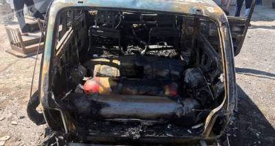 Пожар в автомобиле, водитель госпитализирован в ожоговый центр в Ереване
