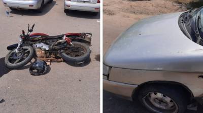 В Воронежской области 17-летний мотоциклист попал в больницу после ДТП