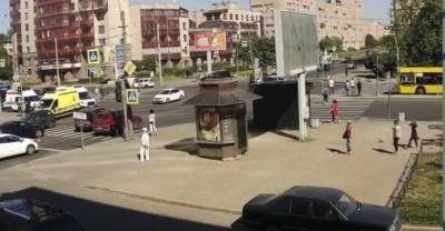 Семь человек пострадали при столкновении двух рейсовых автобусов в Санкт-Петербурге