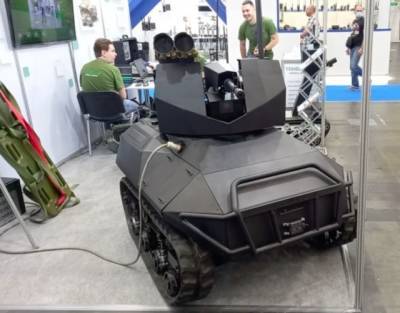 В Киеве показали робота «Скорпион-3», который должен охранять границы