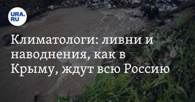 Климатологи: ливни и наводнения, как в Крыму, ждут всю Россию