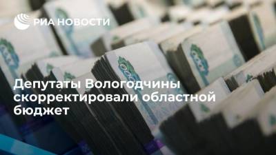 Депутаты Вологодчины скорректировали областной бюджет