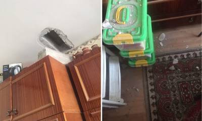 В Петрозаводске кусок потолка обвалился в квартире, пока соседи делали ремонт
