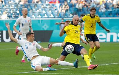 Швеция - Словакия 1:0 Видео гола и обзор матча Евро-2020