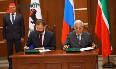 Парламенты Приангарья и Татарстана заключили соглашение о сотрудничестве